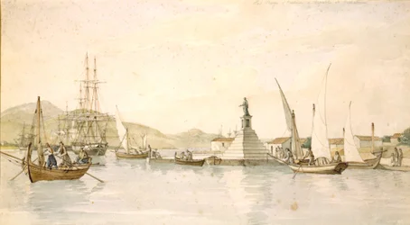 View of Argostoli on the Island of Cephalonia